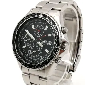 작동 SEIKO 손목시계 크로노그래프 파이롯트 FLIGHTMASTER
