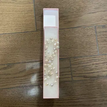 담수 진주와 크리스탈 목걸이