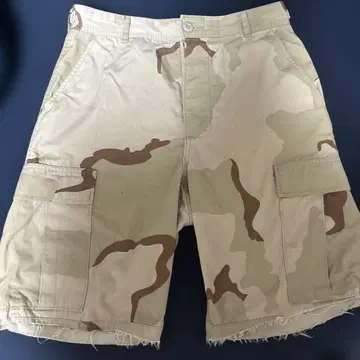 카모플라주 카고 쇼트 팬츠 반바지 사막 카모