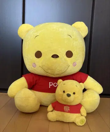 곰돌이 푸 봉제 인형 2개 세트