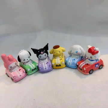 TOMICA 산리오 캐릭터 미니카 6대 세트