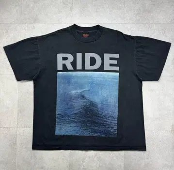RIDE Nowhere 라이드 tee 밴딩 T셔츠 페이드 T셔츠