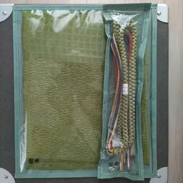 성인식 띠끈, 띠 올림, 세트, 녹색 계열