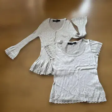 [ MATERIAL MILANO ] 가디건 상의 세트