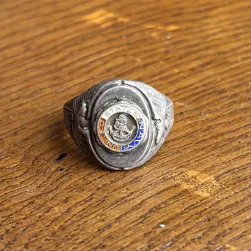 50년대 US NAVY 실버 반지