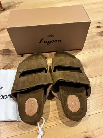 CANAL JEAN fromlagoon 스웨이드 더블 벨트 샌들