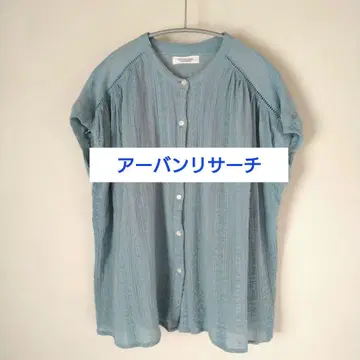 URBAN RESEARCH Sanny Label 양류 도비 개더 블라우스