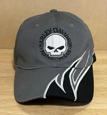Harley Davidson 스컬 로고 캡
