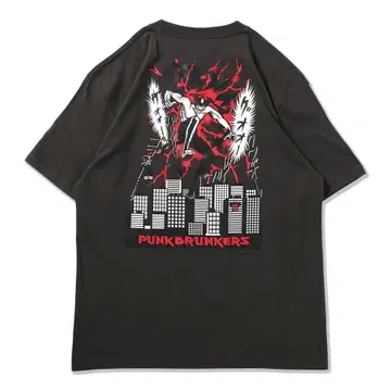 펑크 드렁커스 데빌맨 습격 T셔츠 블랙 XL PUNK DRUNKERS