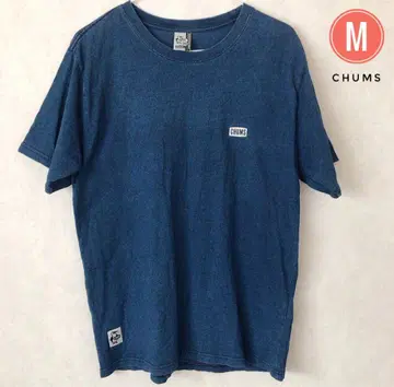 NO.251 CHUMS 다크 블루 인디고 티셔츠 M 사이즈