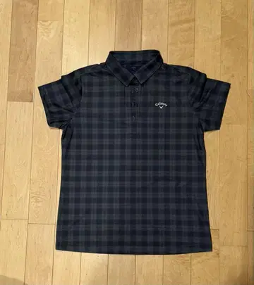 Callaway 체크 무늬 폴로 셔츠 LL 사이즈