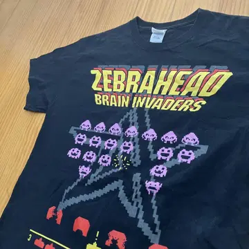 ZEBRAHEAD/제브라헤드 BRAIN INVADERS T셔츠