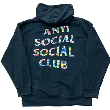 ANTI SOCIAL SOCIAL CLUB 후드티 블랙 사이즈 L