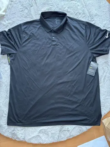 Nike DRI-FIT 블랙 피케 셔츠 골프웨어