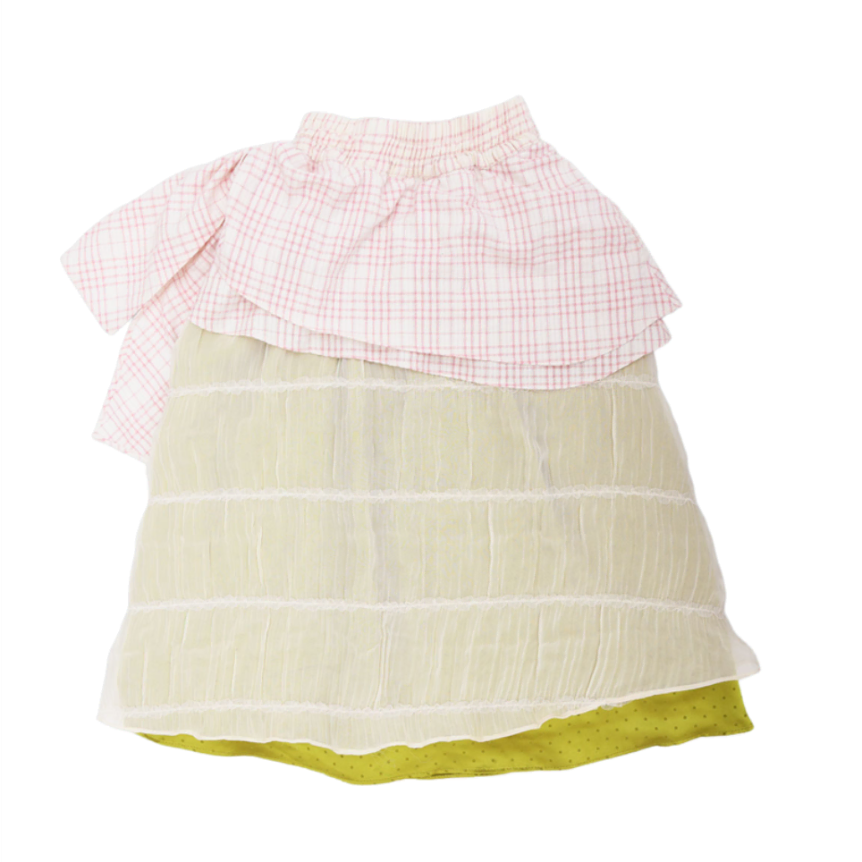 韓国商品/THE MUSEUMVISITOR CHECK BUBBLE WRAP SKIRT 韓国商品/THE MUSEUMVISITOR CHECK BUBBLE WRAP SKIRT (THE