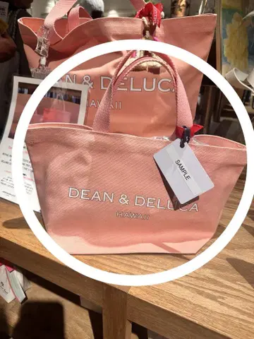 신제품 한정판 DEAN & DELUCA 핑크 토트백 S 사이즈