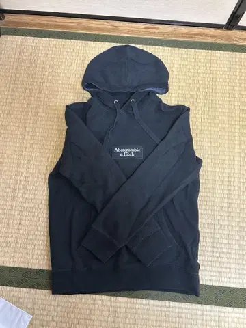 Abercrombie & Fitch 플리스 파커 S 블랙