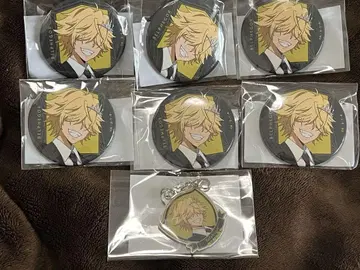 리본 마루쿠지 캔 배지 메탈 챌린지 벨페고르 7개 세트