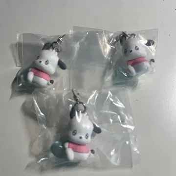 산리오 캐릭터즈 에모큥 메지루시 액세서리 포차코 3세트