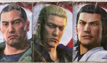 용과 같이 타월 사에지마 타이가, 고우다 류지, 니시키야마 아키라