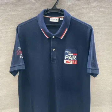 라코스테 네이비 폴로 셔츠 파리 PAR FR