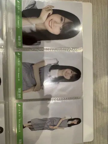 노기자카46 브로마이드 카키 하루카 3종 컴프 셔링 원피스