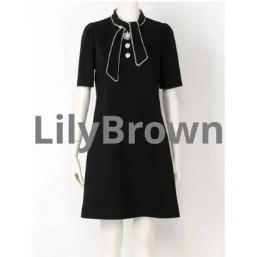 보타이 미니 원피스 LILY BROWN 리리 브라운 원피스 드레스