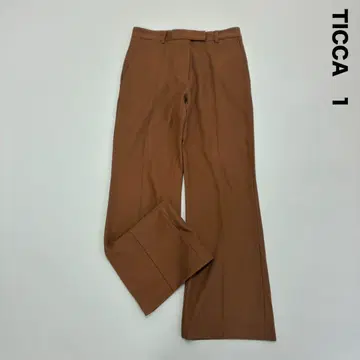 TICCA 티카 센터 프레스 와이드 스트레이트 팬츠 TAIS-141