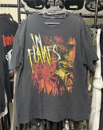 IN FLAMES 인프레임스 밴드 티셔츠 투어 티셔츠