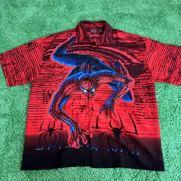 SPIDER-MAN 반팔 셔츠 빨간색