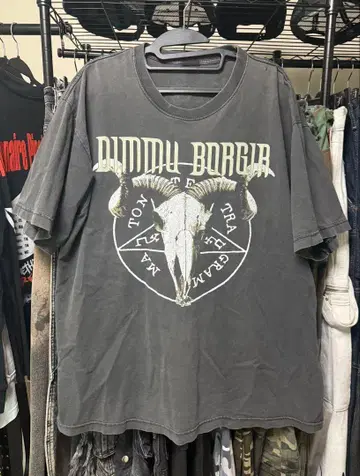 메탈 밴드 디무 보르기르 Merch 티셔츠 페이드