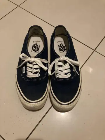 VANS 네이비 스니커즈 애너하임 26cm 44dx
