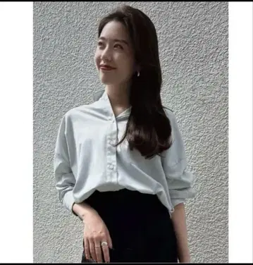 아뉴 스탠다드 셔츠 민트 컬러 장소 셔츠