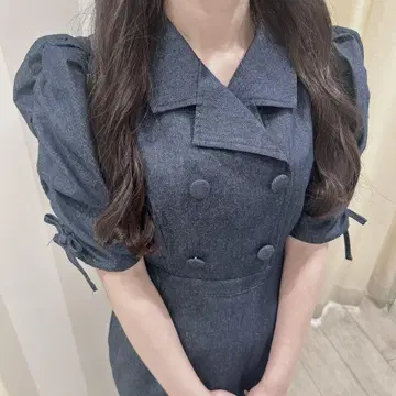 evelyn 오픈 카라 머메이드 OP