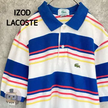 [USA 제작] IZOD LACOSTE 보더 반팔 피케 셔츠 구제 의류