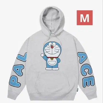 PALACE 도라에몽 후드 그레이 마블 M