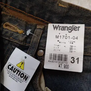 Wrangler M1701-04 스트레이트 데님 31 VF 데드스톡