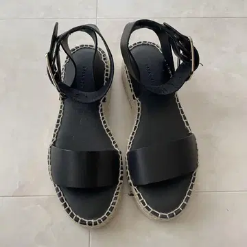 ZARA 자라 스트랩 웨지 샌들