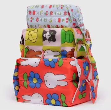 새상품 BAGGU 파우치 세트 미피 3D Zip Set 덤 포함