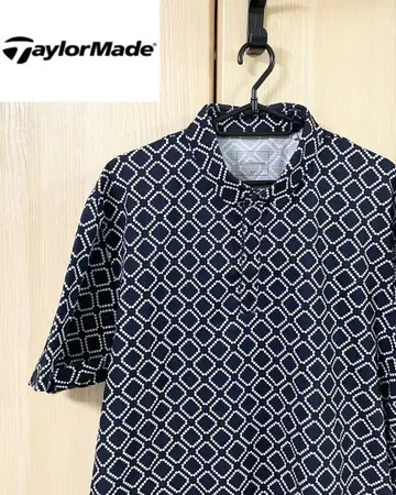 테일러메이드 Taylormade 폴로 셔츠 골프 스포츠 남색 네이비
