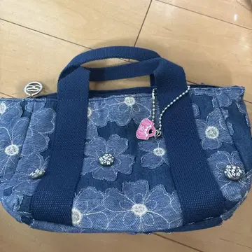 사보이 데님 핸드백