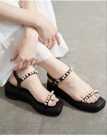 LE TALON 르탈론 4cm 펄 플랫 SD 사이즈 XL 25cm