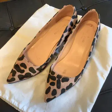케이트 스페이드 레오파드 패턴 펌프스 약 5cm 굽