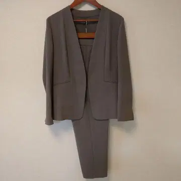 UNITED ARROWS 노카라 셋업 그레이지