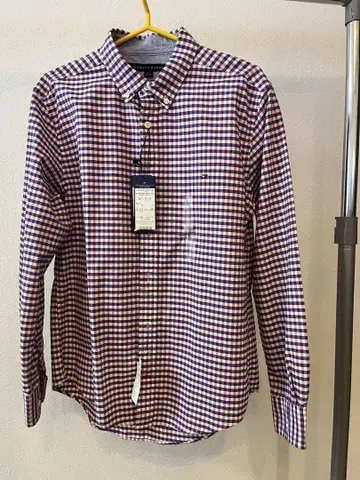 TOMMY HILFIGER 체크 무늬 셔츠 L 사이즈