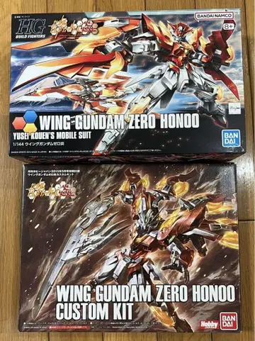 HG 1/144 윙 건담 제로 불꽃 & 커스텀 키트 (호비 재팬 부록)