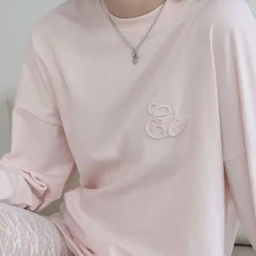 epine 에피누 T셔츠 롱T 핑크 프렌치 걸리시