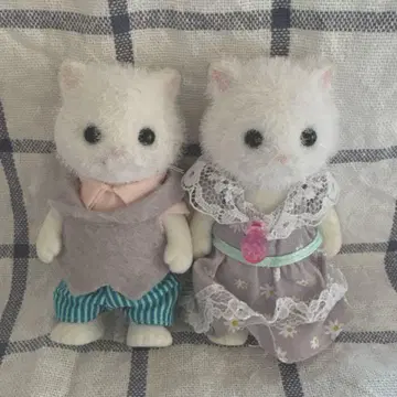 [새상품급] 초레어 단종품 실바니안 패밀리 구 페르시안 고양이 가족