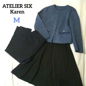 아틀리에 식스 노카라 재킷, 스커트, 팬츠 세트업, 세레모니