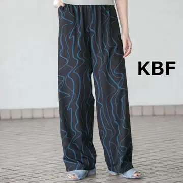 [새상품급] KBF 웨이브 프린트 팬츠